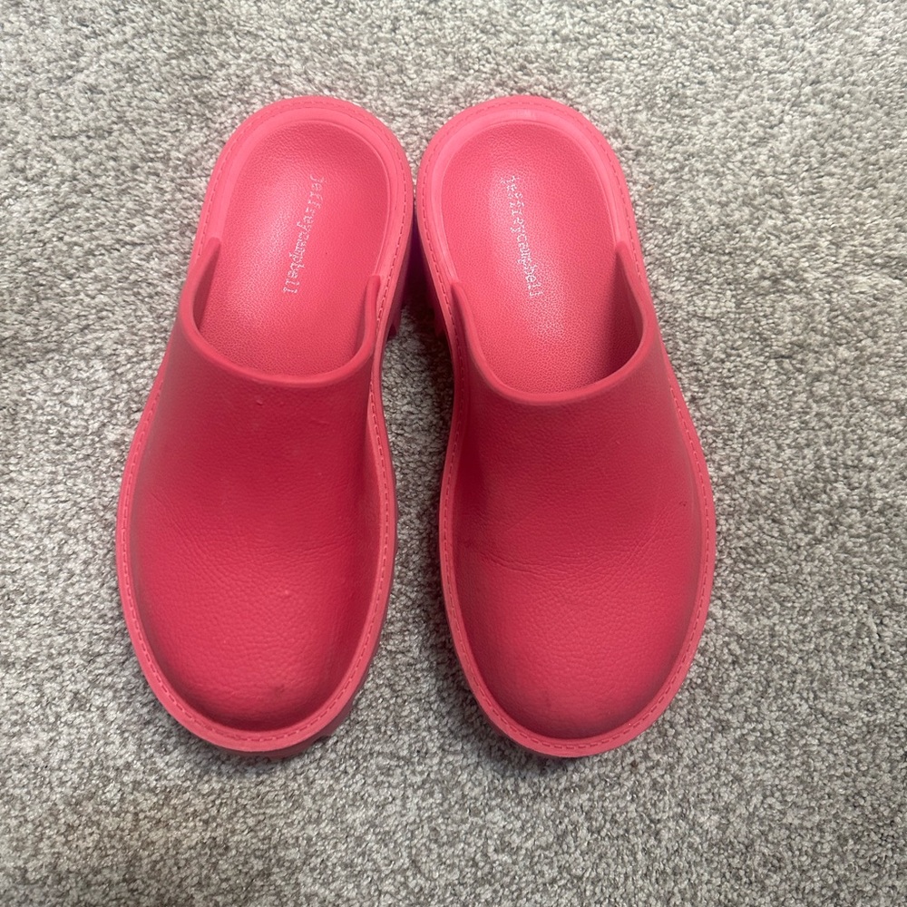 bought from free people- Jeffery Campbell pink shoes